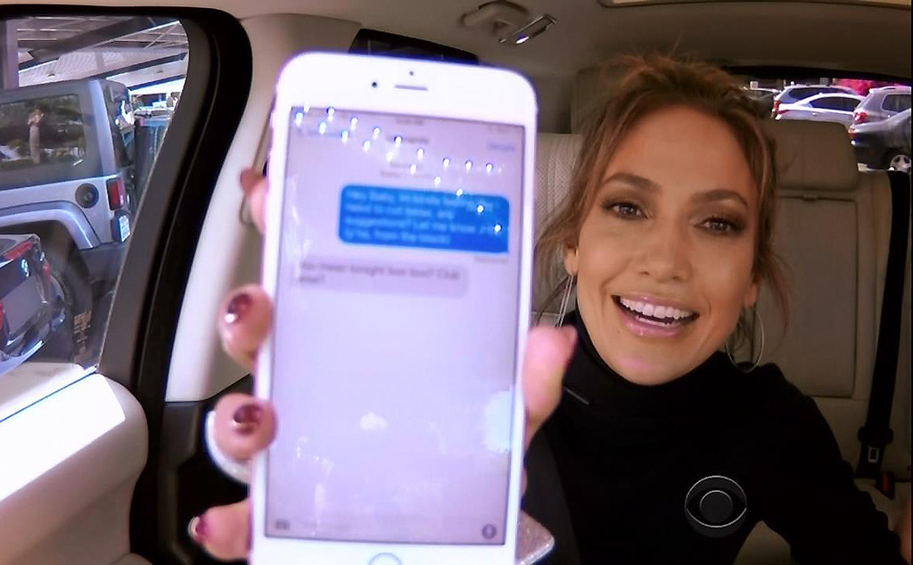 Jennifer Lopez, James Corden, Carpool Karaoke